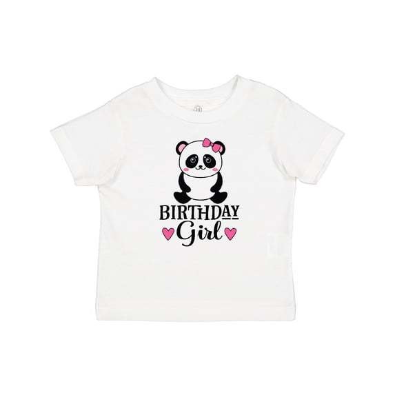 Inktastic Birthday Girl Panda Girls Baby T-Shirt