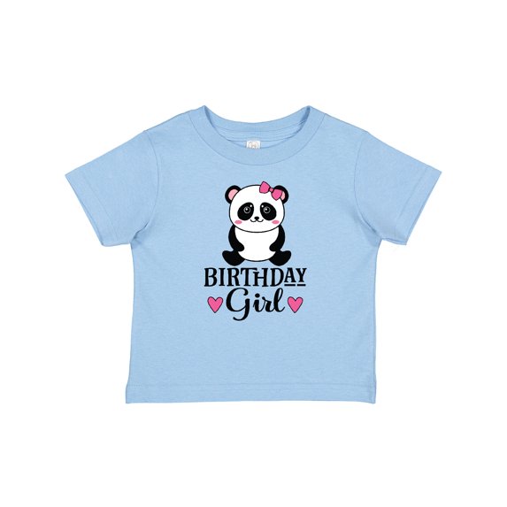 Inktastic Birthday Girl Panda Girls Baby T-Shirt