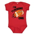 thumbnail image 1 of Inktastic Birthday I'm Turning One with Football Boys or Girls Baby Bodysuit, 1 of 5