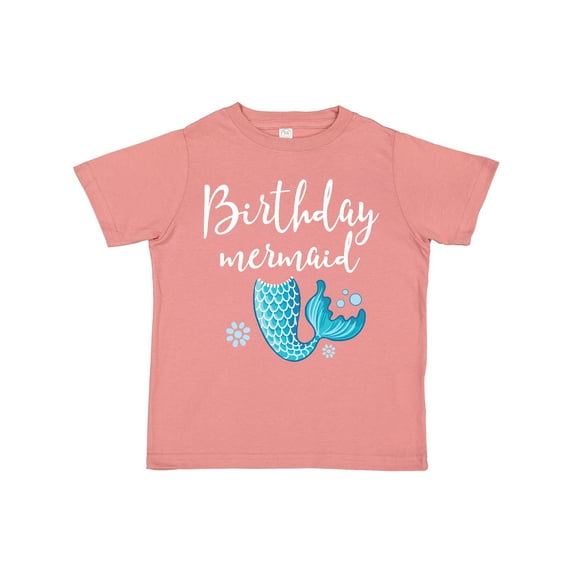 Inktastic Birthday Mermaid Girls Party Girls Toddler T-Shirt