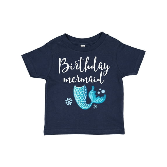 Inktastic Birthday Mermaid Girls Party Girls Toddler T-Shirt