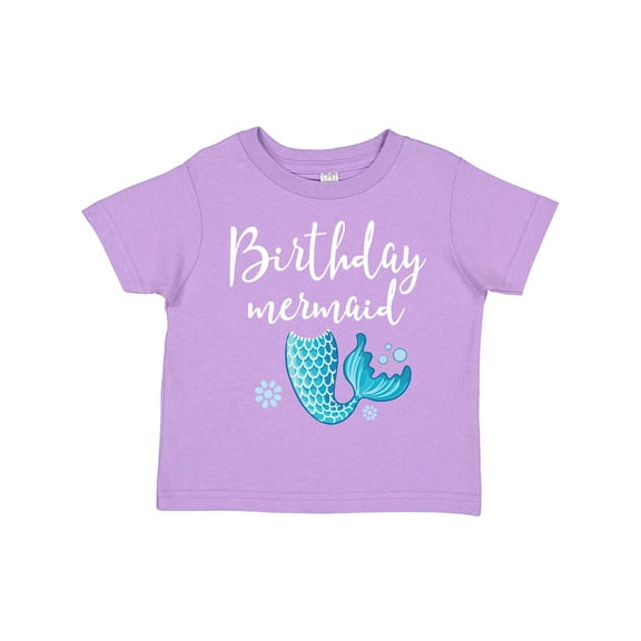 Inktastic Birthday Mermaid Girls Party Girls Toddler T-Shirt