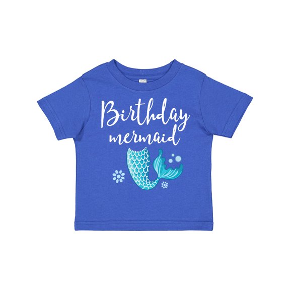 Inktastic Birthday Mermaid Girls Party Girls Toddler T-Shirt