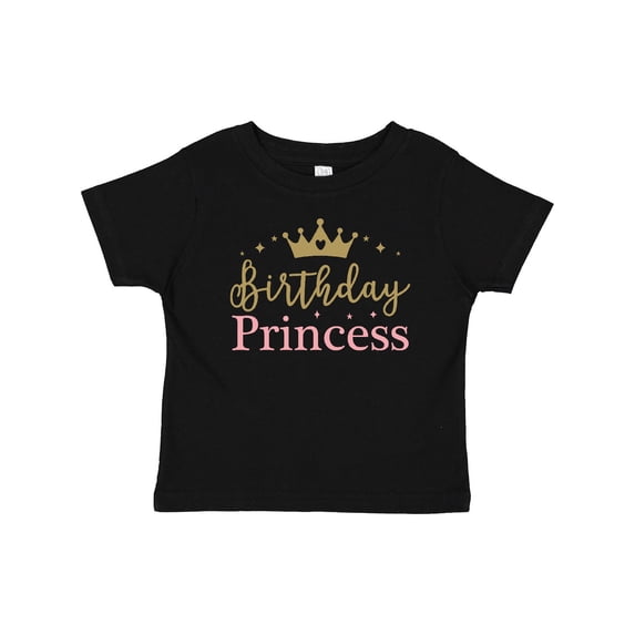 Inktastic Birthday Princess Crown Stars Girls Baby T-Shirt