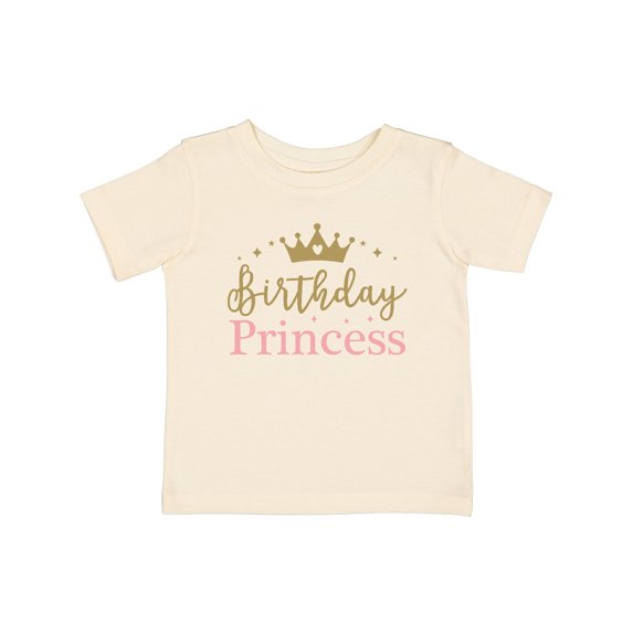 Inktastic Birthday Princess Crown Stars Girls Baby T-Shirt