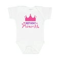 thumbnail image 1 of Inktastic Birthday Princess, Crown, Stars - Pink Purple Girls Baby Bodysuit, 1 of 5