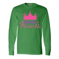 thumbnail image 1 of Inktastic Birthday Princess, Crown, Stars - Pink Purple Long Sleeve T-Shirt, 1 of 5