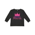 thumbnail image 1 of Inktastic Birthday Princess, Little Princess, Crown, Stars Girls Long Sleeve Toddler T-Shirt, 1 of 5