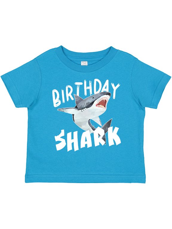 Birthday Shark Boys or Girls Toddler T-Shirt