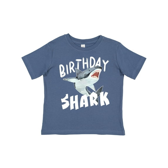 Inktastic Birthday Shark Boys or Girls Toddler T-Shirt