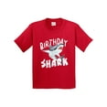 thumbnail image 1 of Inktastic Birthday Shark Youth T-Shirt, 1 of 5
