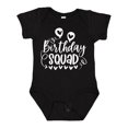 thumbnail image 1 of Inktastic Birthday Squad Cute Balloons and Hearts Boys or Girls Baby Bodysuit, 1 of 5