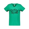 thumbnail image 1 of Inktastic Birthday Squad in Black Women's V-Neck T-Shirt, 1 of 5