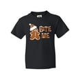thumbnail image 1 of Inktastic Bite Me Gingerbread Youth T-Shirt, 1 of 5
