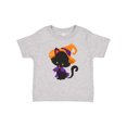 thumbnail image 1 of Inktastic Black Cat, Cat Wearing Witch Hat, Halloween Boys or Girls Baby T-Shirt, 1 of 5