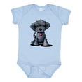 thumbnail image 1 of Inktastic Black Doodle Puppy Boys or Girls Baby Bodysuit, 1 of 5