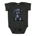 thumbnail image 1 of Inktastic Black Doodle Puppy Boys or Girls Baby Bodysuit, 1 of 5