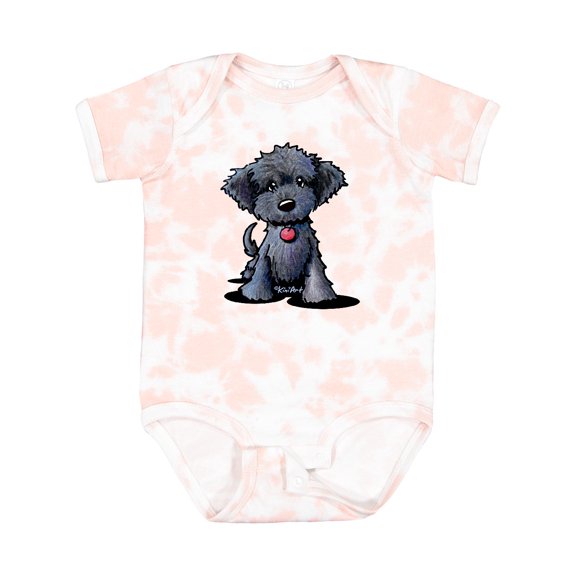 Inktastic Black Doodle Puppy Boys or Girls Baby Bodysuit
