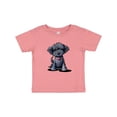 thumbnail image 1 of Inktastic Black Doodle Puppy Boys or Girls Baby T-Shirt, 1 of 5