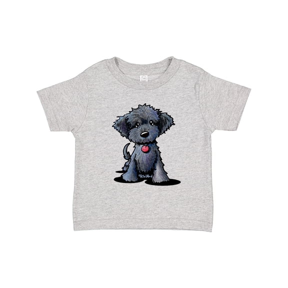 Inktastic Black Doodle Puppy Boys or Girls Toddler T-Shirt
