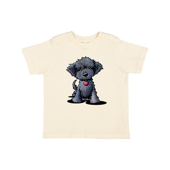 Inktastic Black Doodle Puppy Boys or Girls Toddler T-Shirt