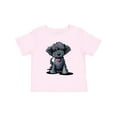 thumbnail image 1 of Inktastic Black Doodle Puppy Boys or Girls Toddler T-Shirt, 1 of 5