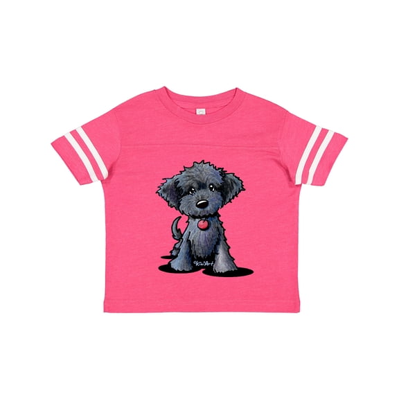 Inktastic Black Doodle Puppy Boys or Girls Toddler T-Shirt