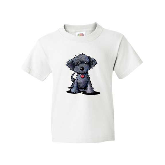 Inktastic Black Doodle Puppy Youth T-Shirt