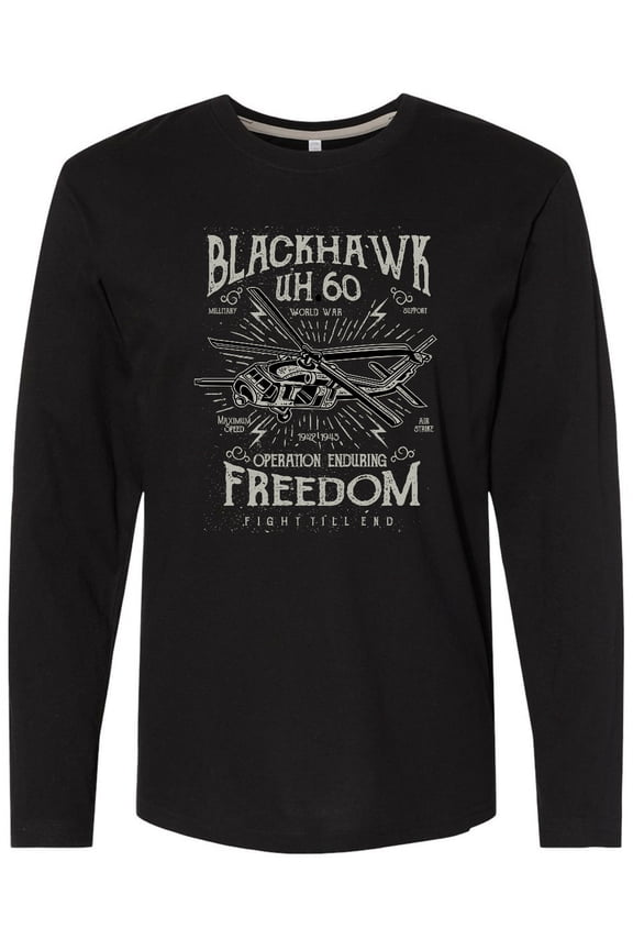Black Hawk Military Long Sleeve T-Shirt