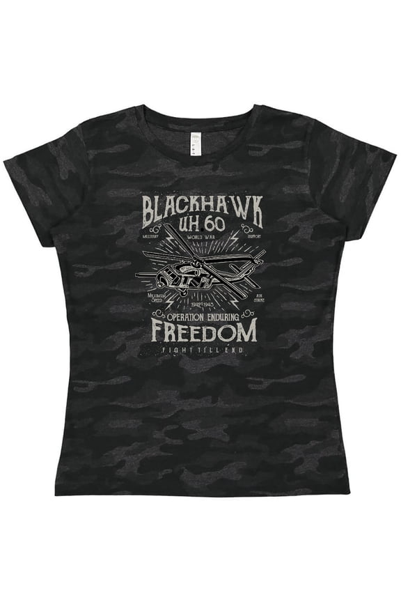 Black Hawk Military Women's T-Shirt