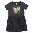 thumbnail image 1 of Inktastic Black History 24 7 365 Men Women Kids Black History Month Girls Toddler Dress, 1 of 5