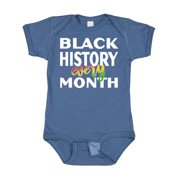 Inktastic Black History Every Month Boys or Girls Baby Bodysuit
