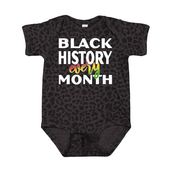 Inktastic Black History Every Month Boys or Girls Baby Bodysuit