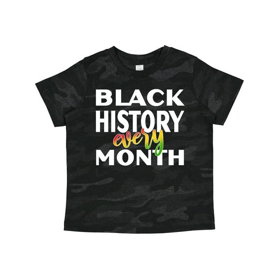 Inktastic Black History Every Month Boys or Girls Toddler T-Shirt