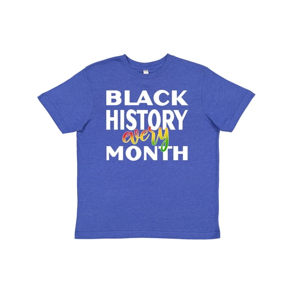 Inktastic Black History Every Month Youth T-Shirt