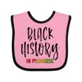 thumbnail image 1 of Inktastic Black History In Progress Boys or Girls Baby Bib, 1 of 4