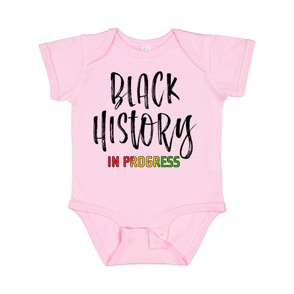 Inktastic Black History In Progress Boys or Girls Baby Bodysuit