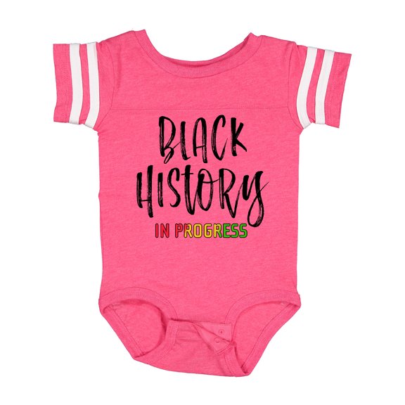 Inktastic Black History In Progress Boys or Girls Baby Bodysuit