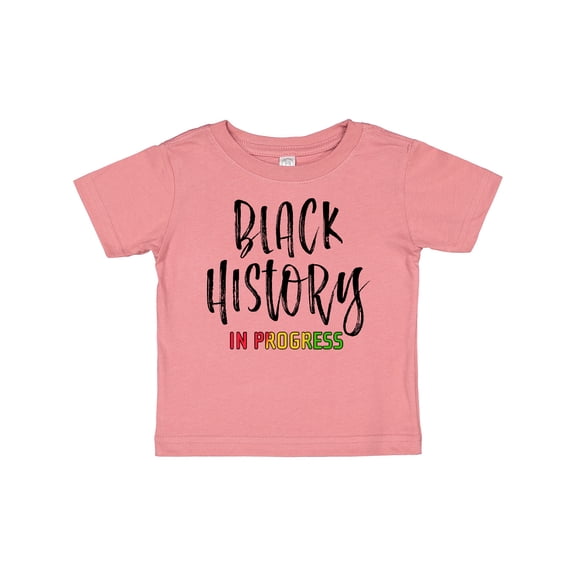 Inktastic Black History In Progress Boys or Girls Baby T-Shirt