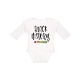 thumbnail image 1 of Inktastic Black History In Progress Boys or Girls Long Sleeve Baby Bodysuit, 1 of 5
