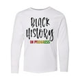 thumbnail image 1 of Inktastic Black History In Progress Long Sleeve Youth T-Shirt, 1 of 5