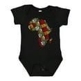 thumbnail image 1 of Inktastic Black History Month Africa in Handmade Textile Fabric Boys or Girls Baby Bodysuit, 1 of 5