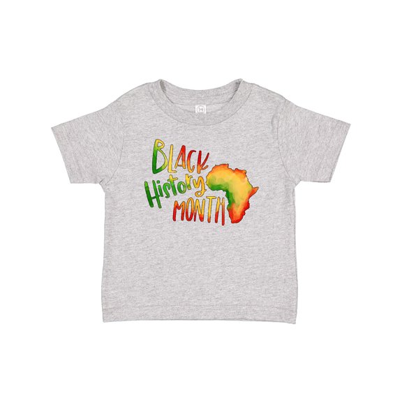 Inktastic Black History Month Africa in Red Yellow and Green Boys or Girls Baby T-Shirt