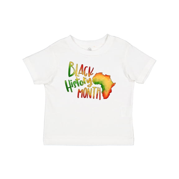 Inktastic Black History Month Africa in Red Yellow and Green Boys or Girls Baby T-Shirt