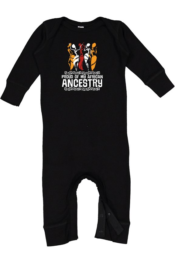Black History Month African Pride Baby Romper Coveralls