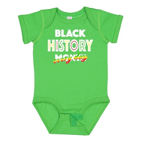 Inktastic Black History Month Every Day Boys or Girls Baby Bodysuit