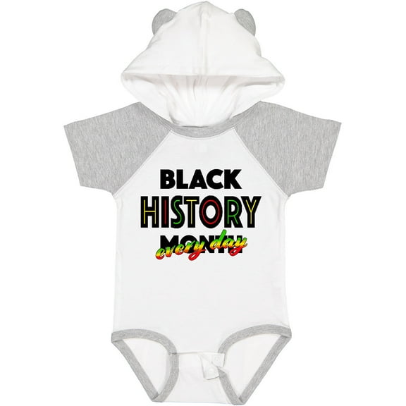 Inktastic Black History Month Every Day Boys or Girls Baby Bodysuit