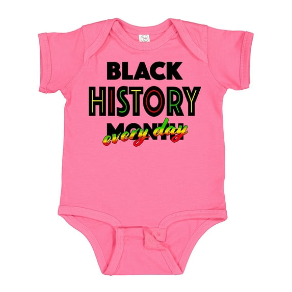 Inktastic Black History Month Every Day Boys or Girls Baby Bodysuit