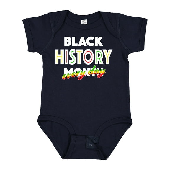 Inktastic Black History Month Every Day Boys or Girls Baby Bodysuit