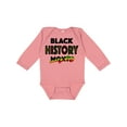 thumbnail image 1 of Inktastic Black History Month Every Day Boys or Girls Long Sleeve Baby Bodysuit, 1 of 5